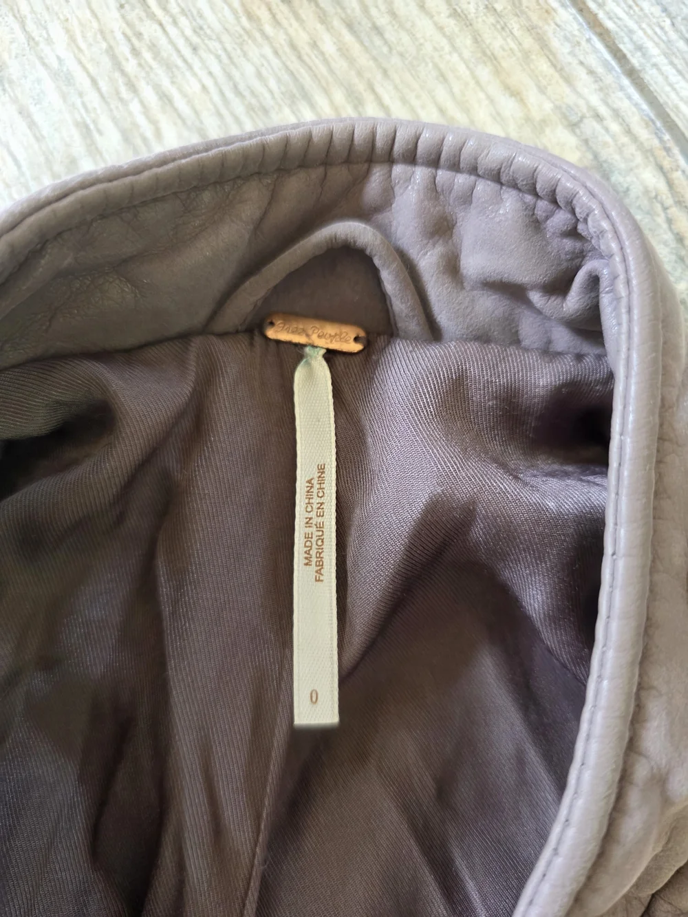 Free People Moto Asymmetric Zip Jacket Sz 0 XS - Picture 4 of 4